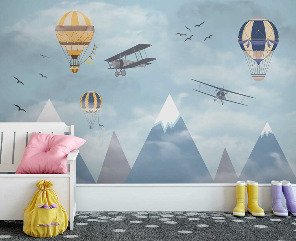 Group of airplanes flying in the sky Group of airplanes flying in the sky