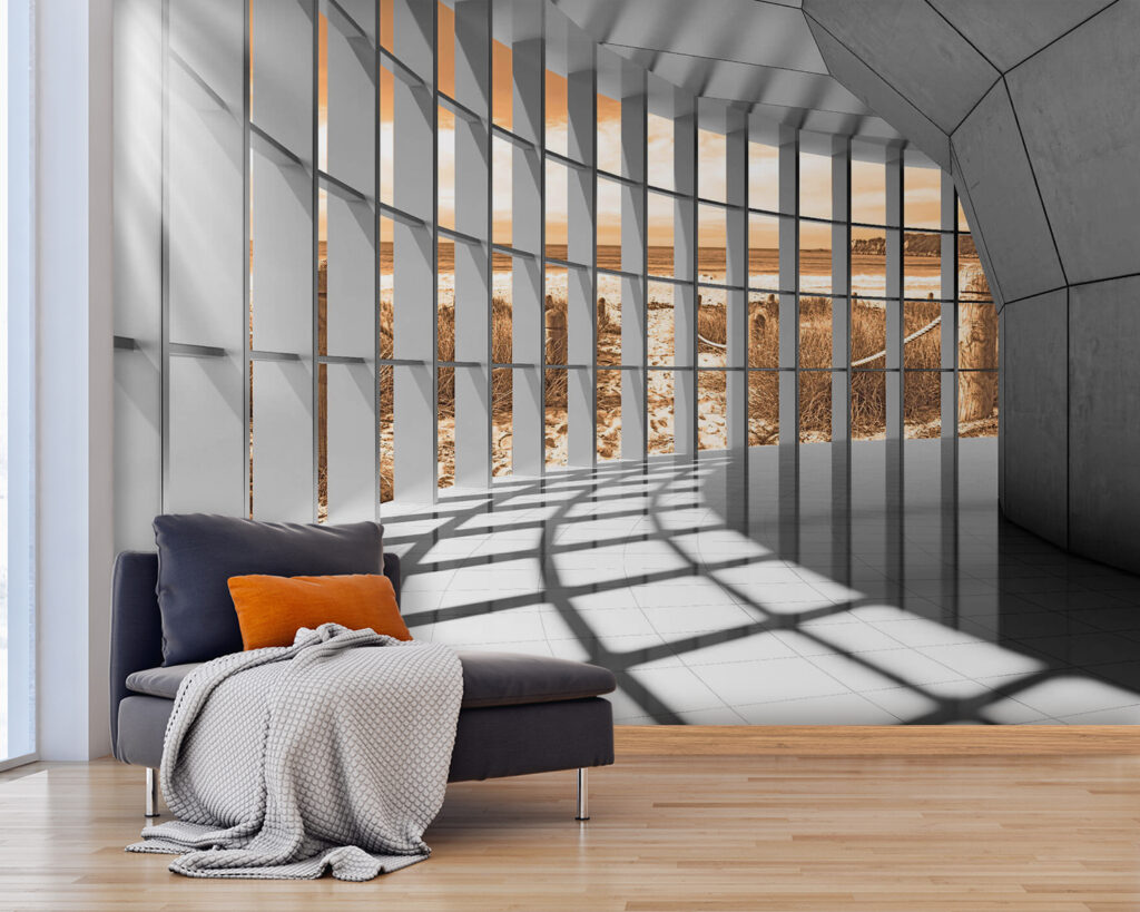 Large room with windows Large room with windows