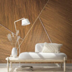 Fototapety Umelecký vzor dreveného obloženia