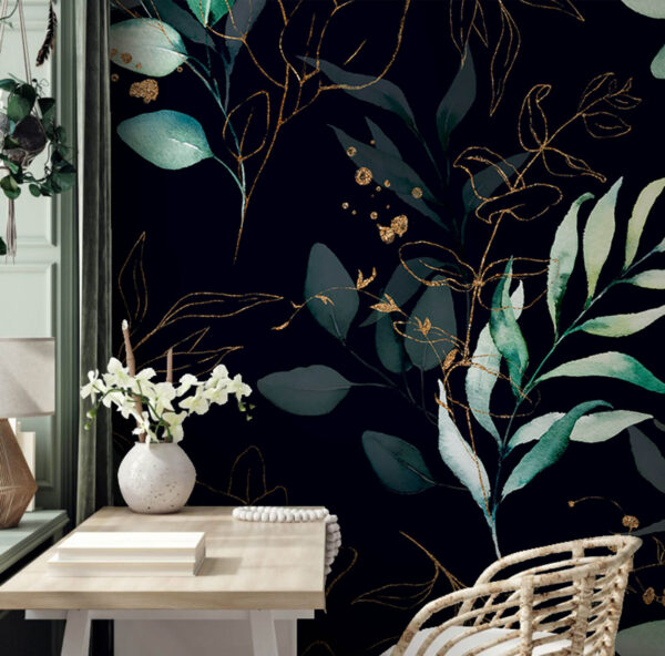 Fototapety Vzor listov a konárov (Katalógové číslo: u73609) Fototapety Fototapety Vzor listov a konárov (Katalógové číslo: u73609)