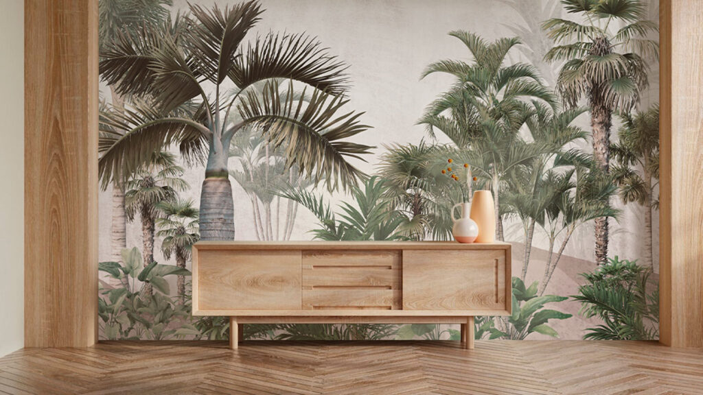 Group of palm trees Group of palm trees