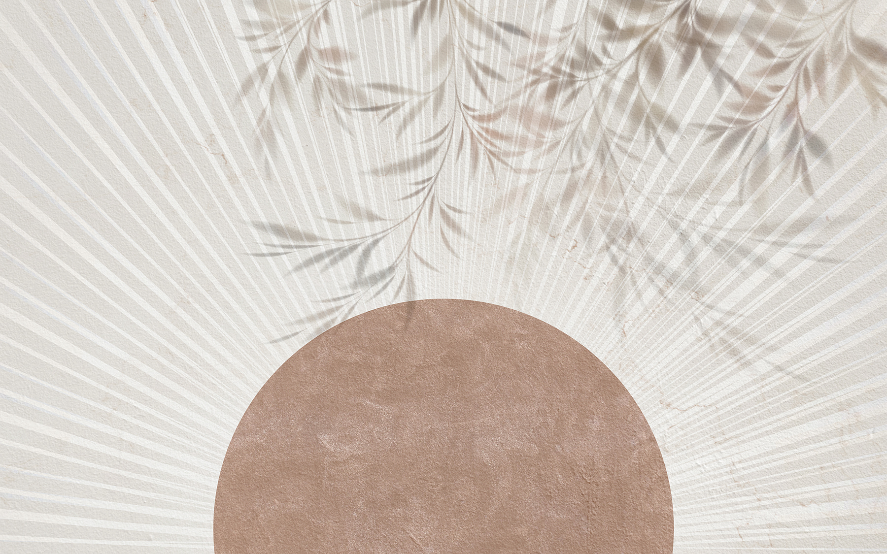 Circle with leaves on it