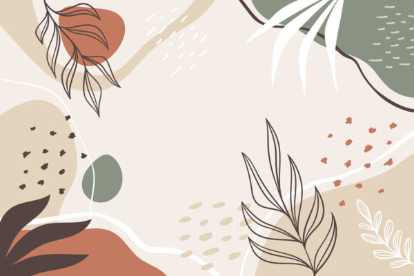 Colorful floral design on a white background