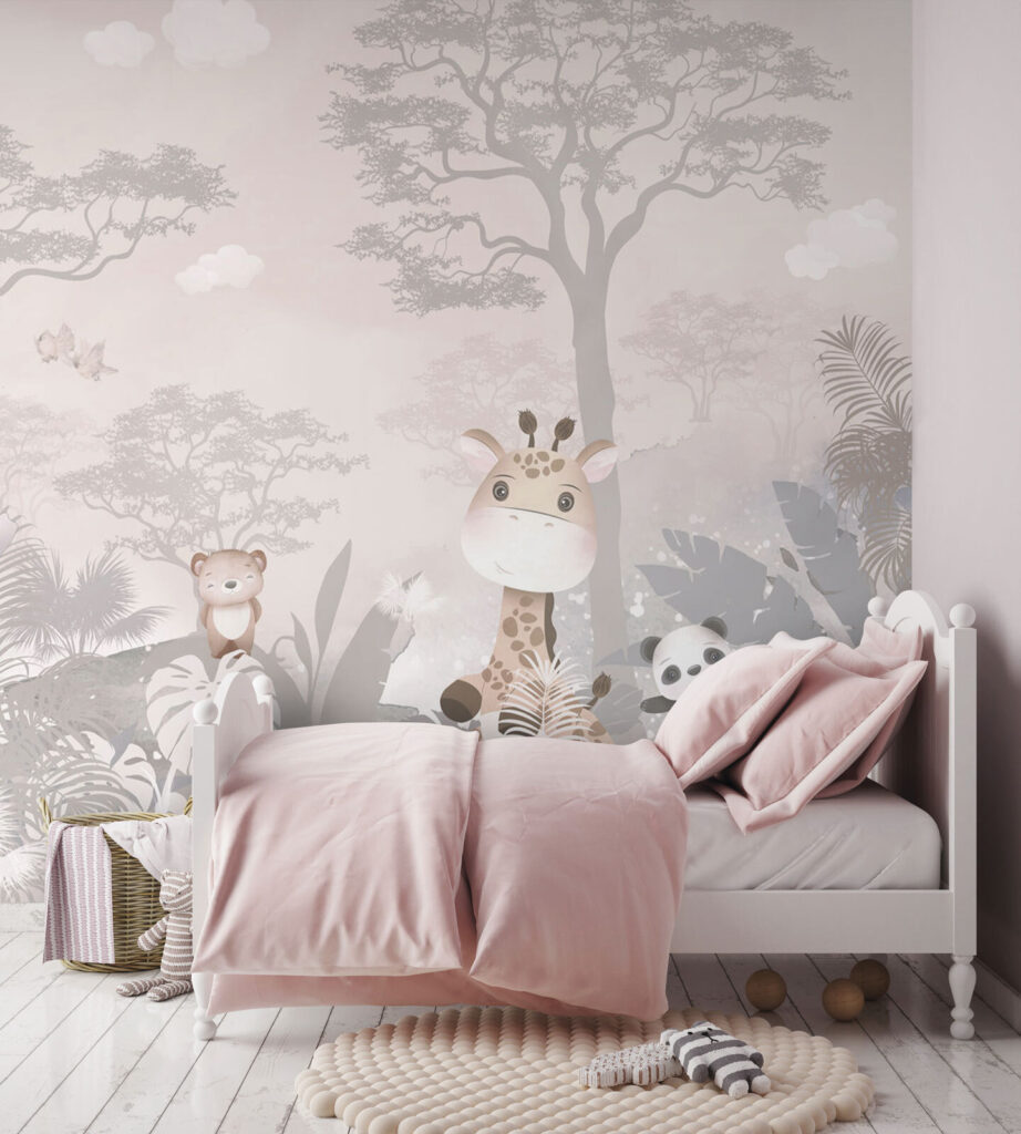 Group of animals in a forest Group of animals in a forest