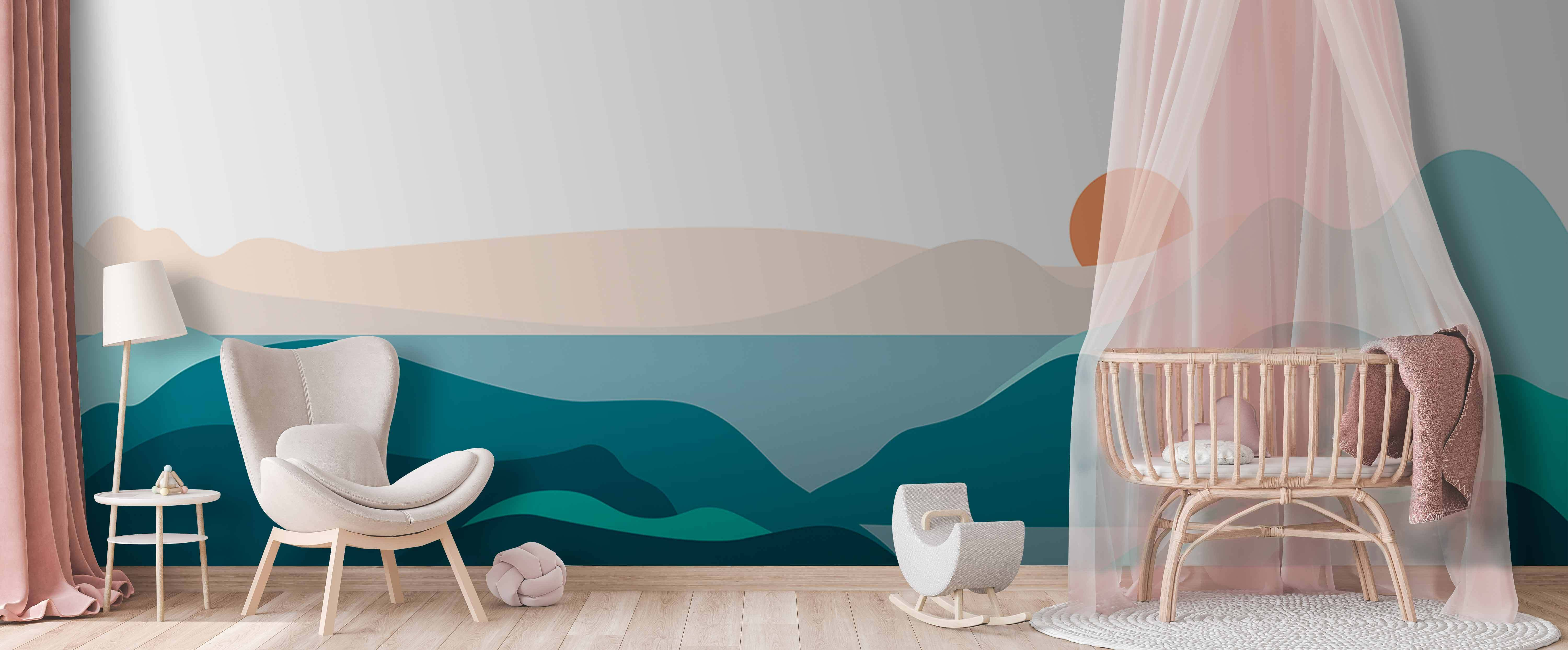 u73957pir1m - Krajina s horami a západom slnka - tegory