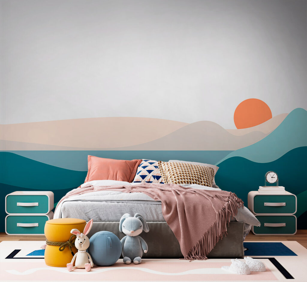 u73957pir3 1024x939 - Krajina s horami a západom slnka - tegory