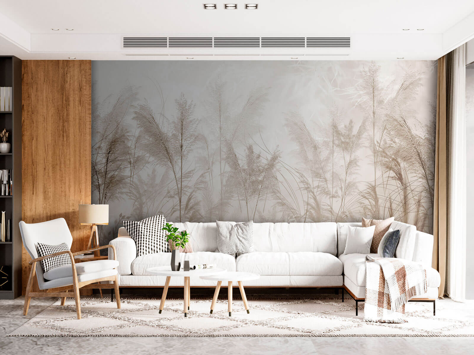 Field of grass with flowers