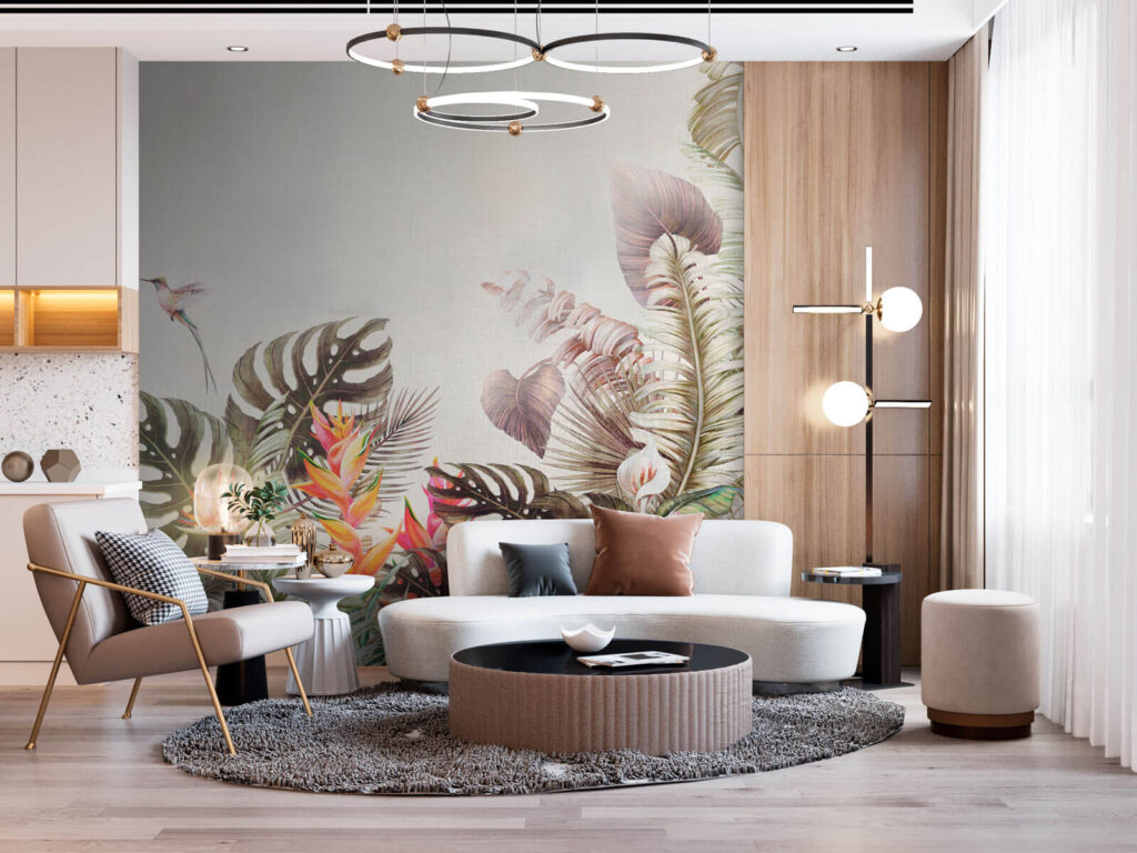 u73990pig2 1024x768 - Živé tropické lístie a kvety - tegory