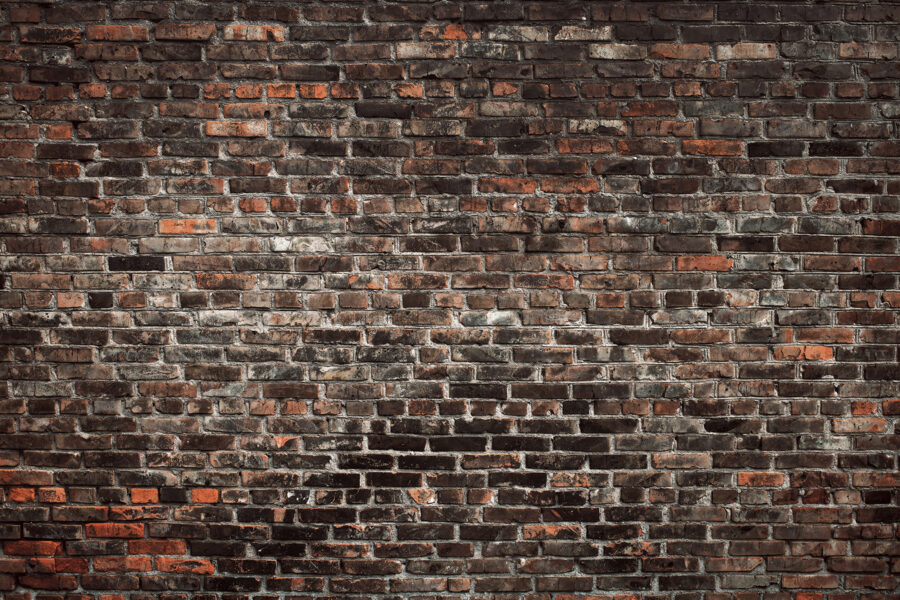Fototapety Tehlový múr s čiernymi a červenými tehlami - Image 6