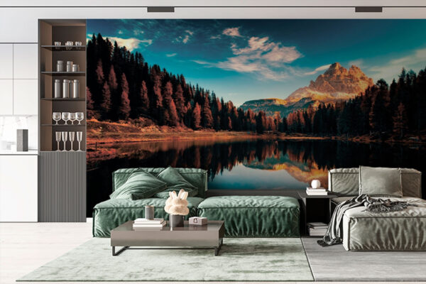 u79819pig1 600x400 - Jazero obklopené stromami a horami - tegory