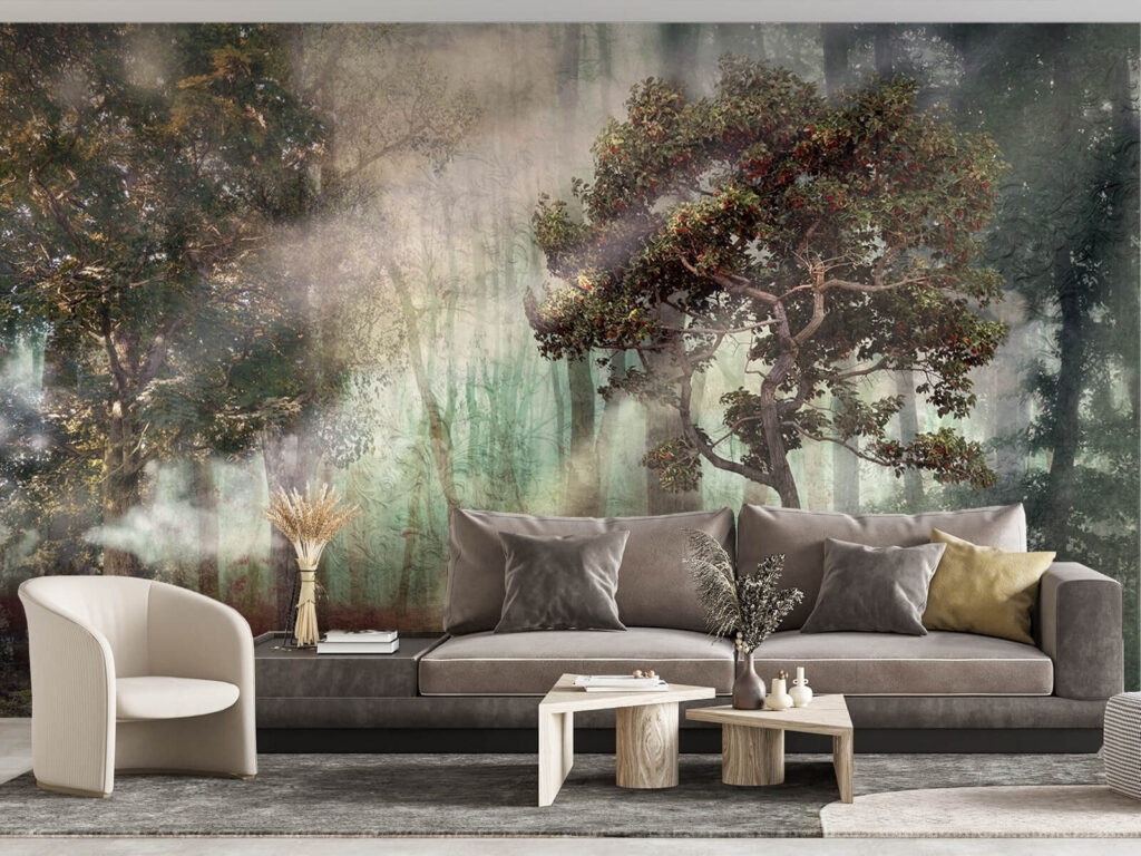 u80281pig2 1024x768 - Hmlistý les so stromami a hmlou - tegory