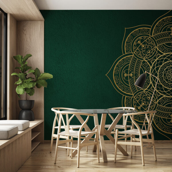Elegantné víry na smaragdovom plátne Elegantné víry na smaragdovom plátne