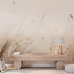 Fototapety Vták na poli trávy