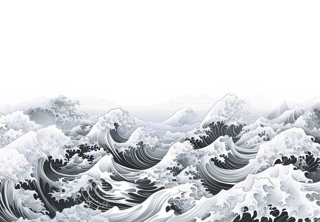 Waves in the ocean with waves Waves in the ocean with waves