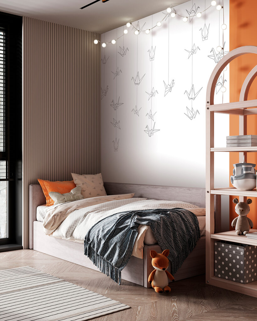 A group of origami birds A group of origami birds