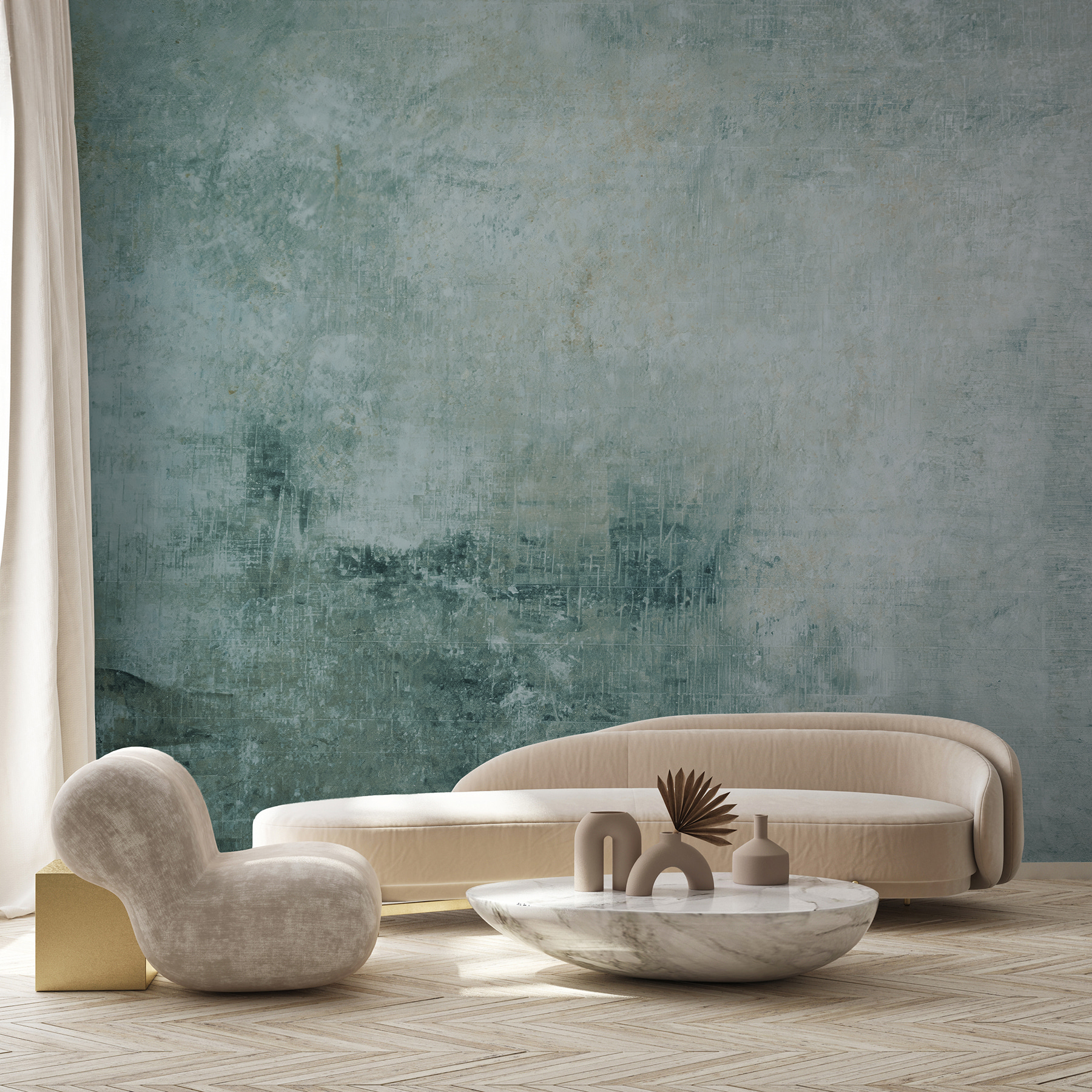 Textured cool-toned surface background