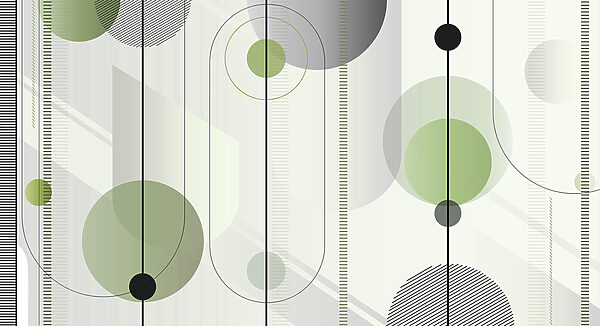 Geometrický dizajn v upokojujúcich farbách. Geometrický dizajn v upokojujúcich farbách.