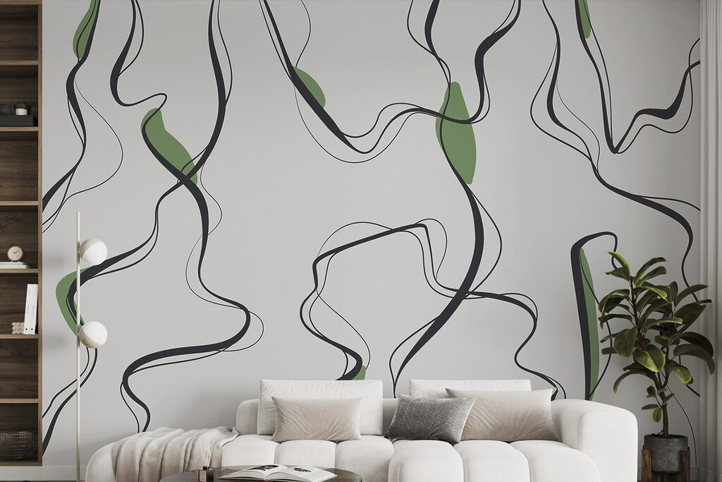 A close up of a pattern