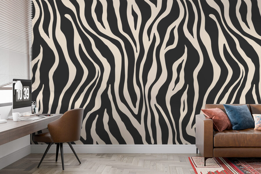 Čiernobiela zebra