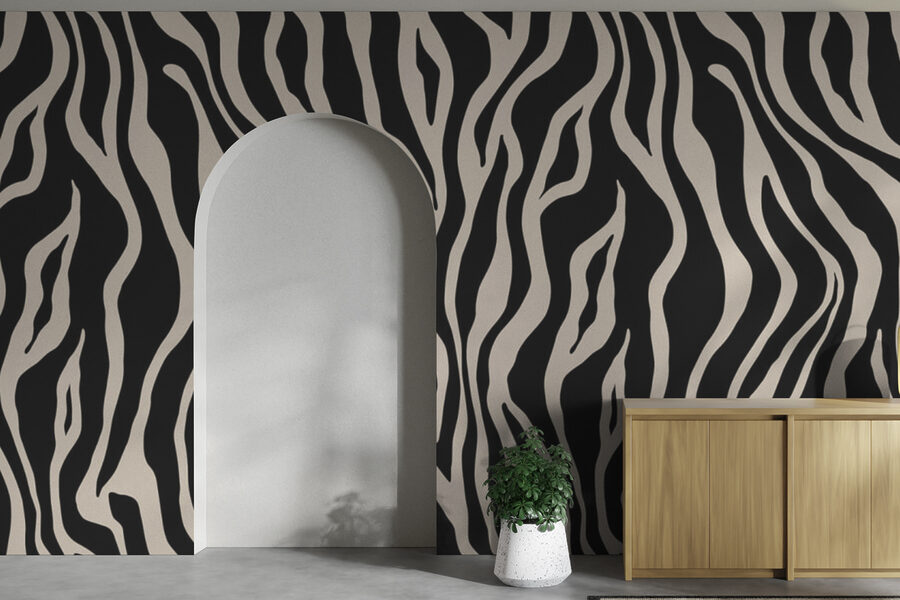 Čiernobiela zebra