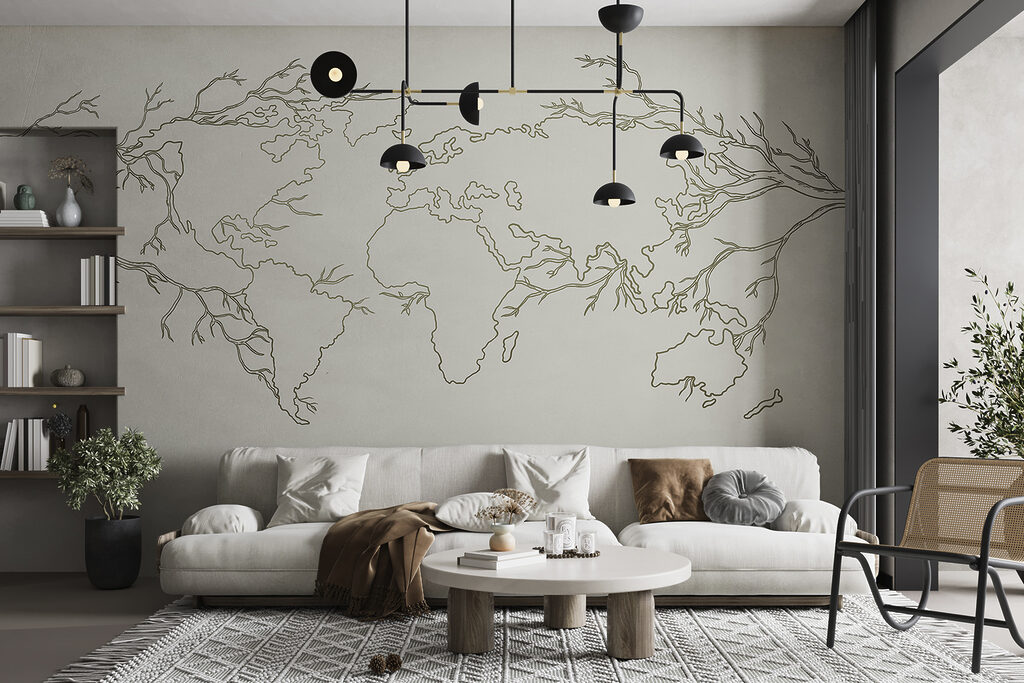 A map of the world A map of the world