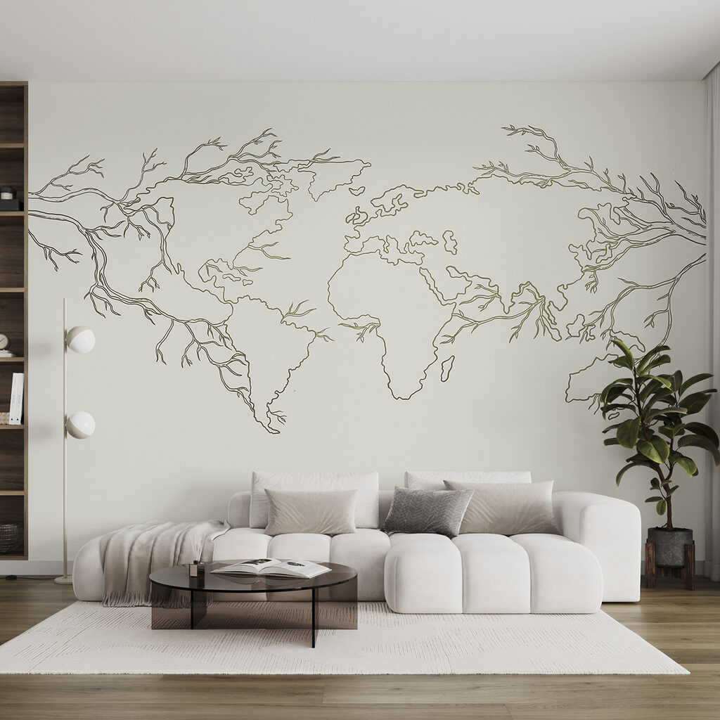 A map of the world A map of the world