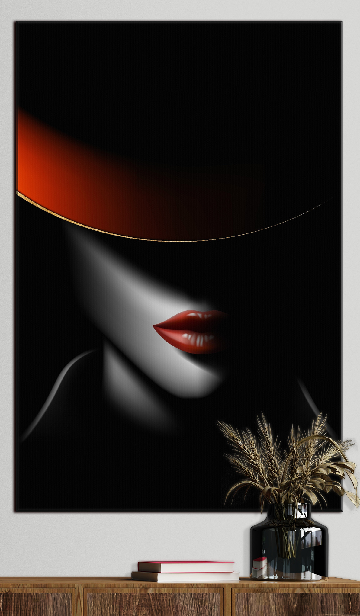 A woman wearing a hat