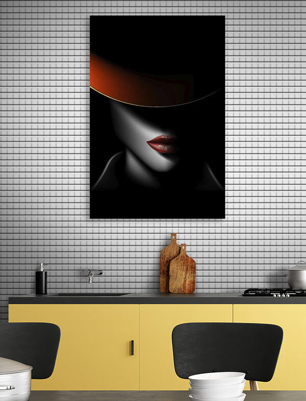 A woman wearing a hat