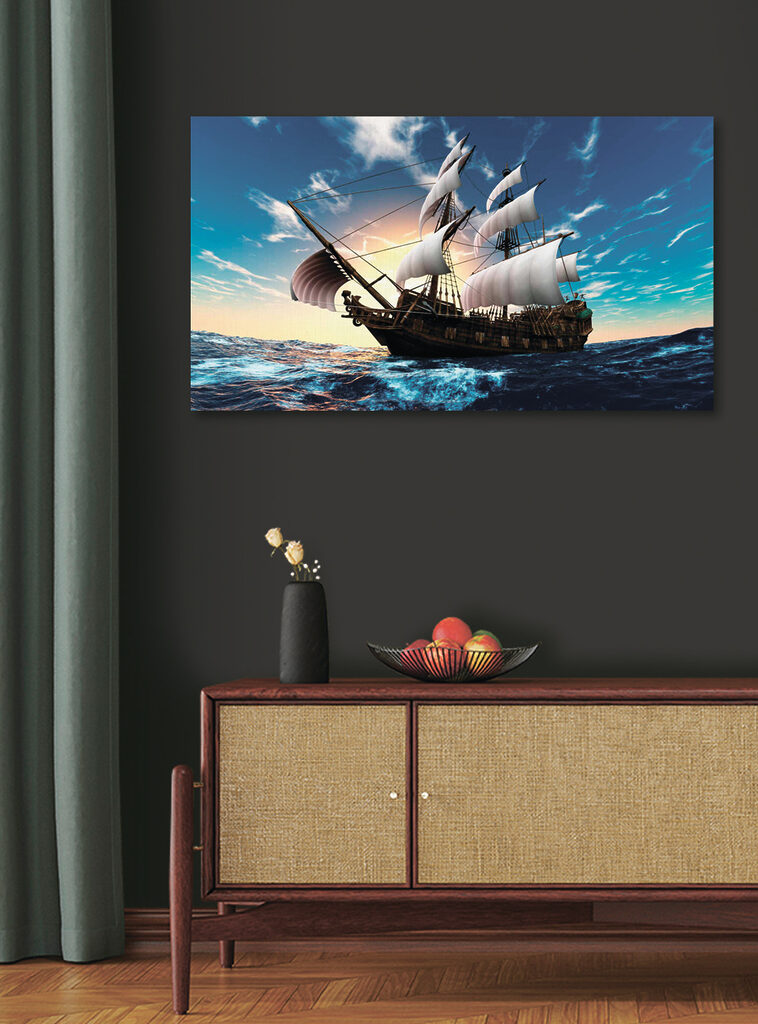 A ship in the water A ship in the water