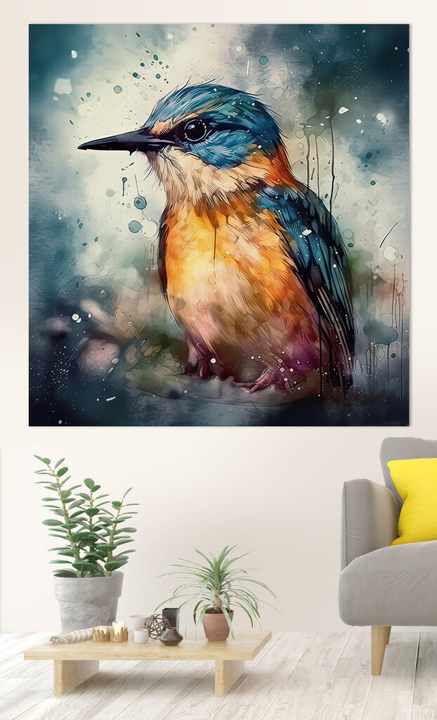 A bird sitting on a branch