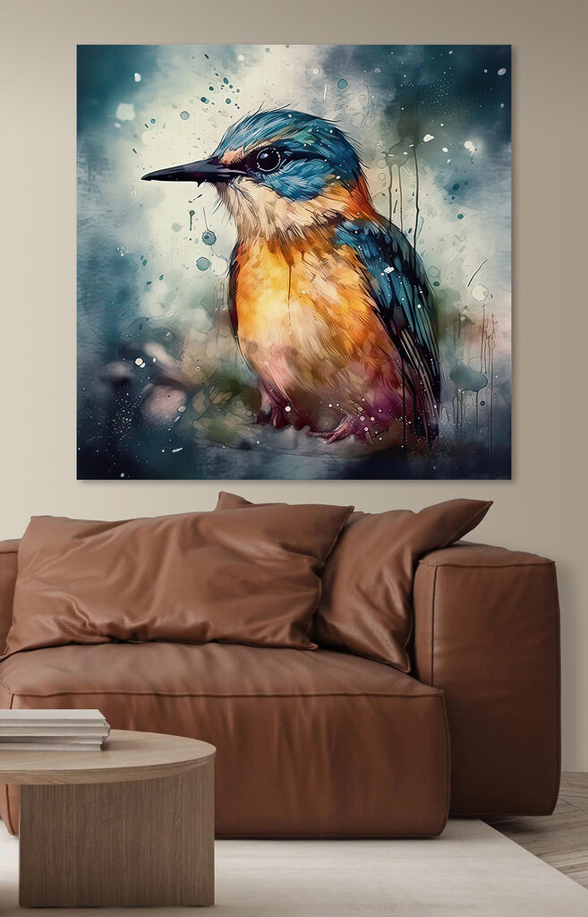 A bird sitting on a branch