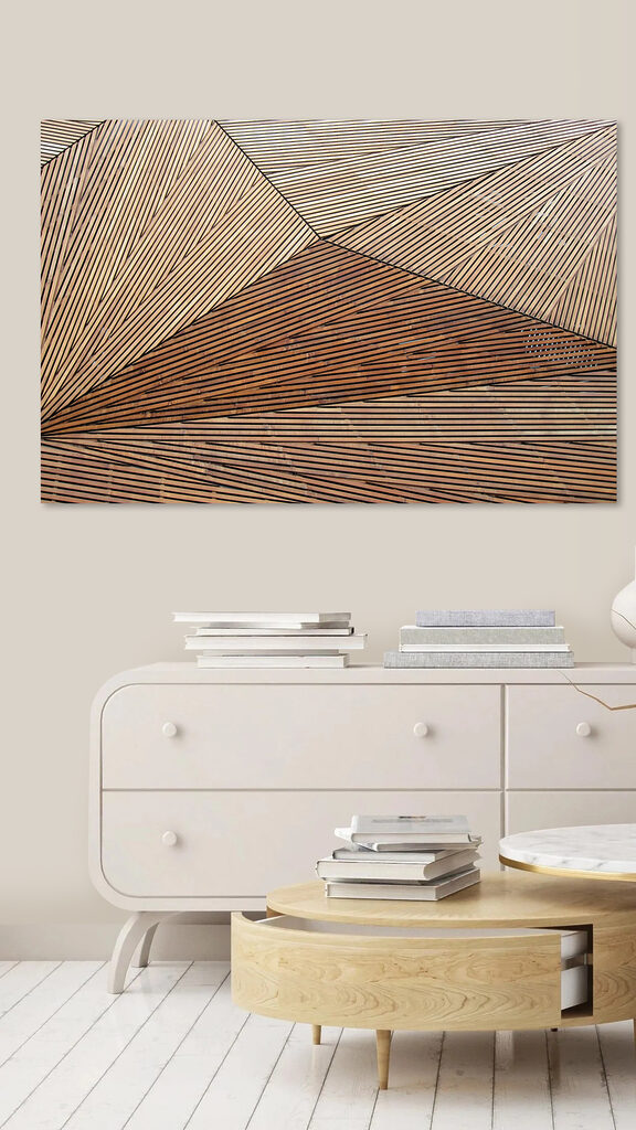 A close up of a wood floor