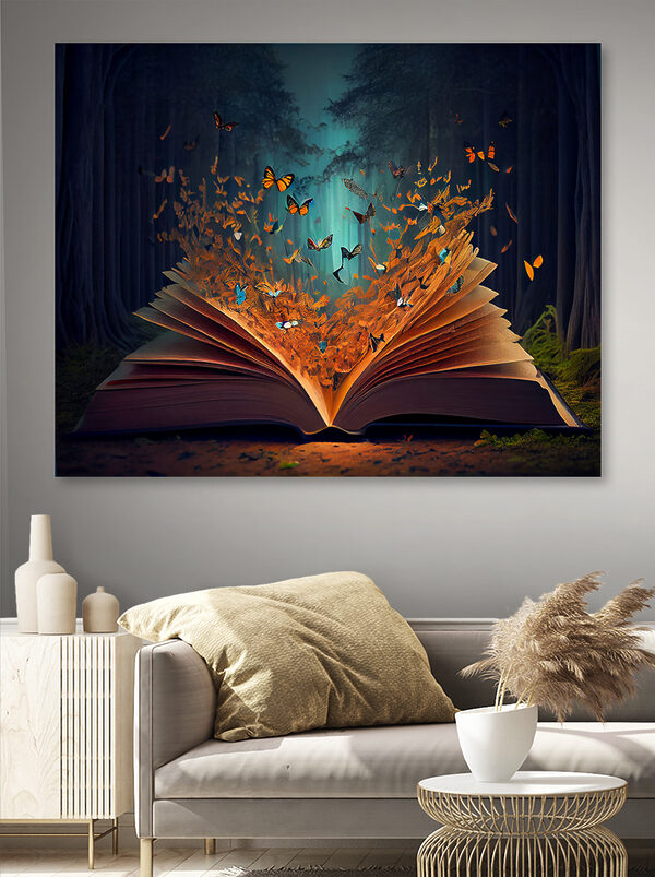 A book with butterflies coming out of it A book with butterflies coming out of it