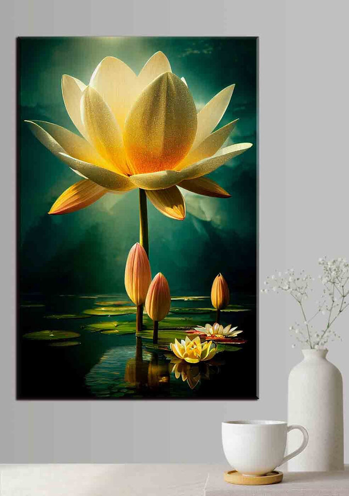 A yellow flower with petals
