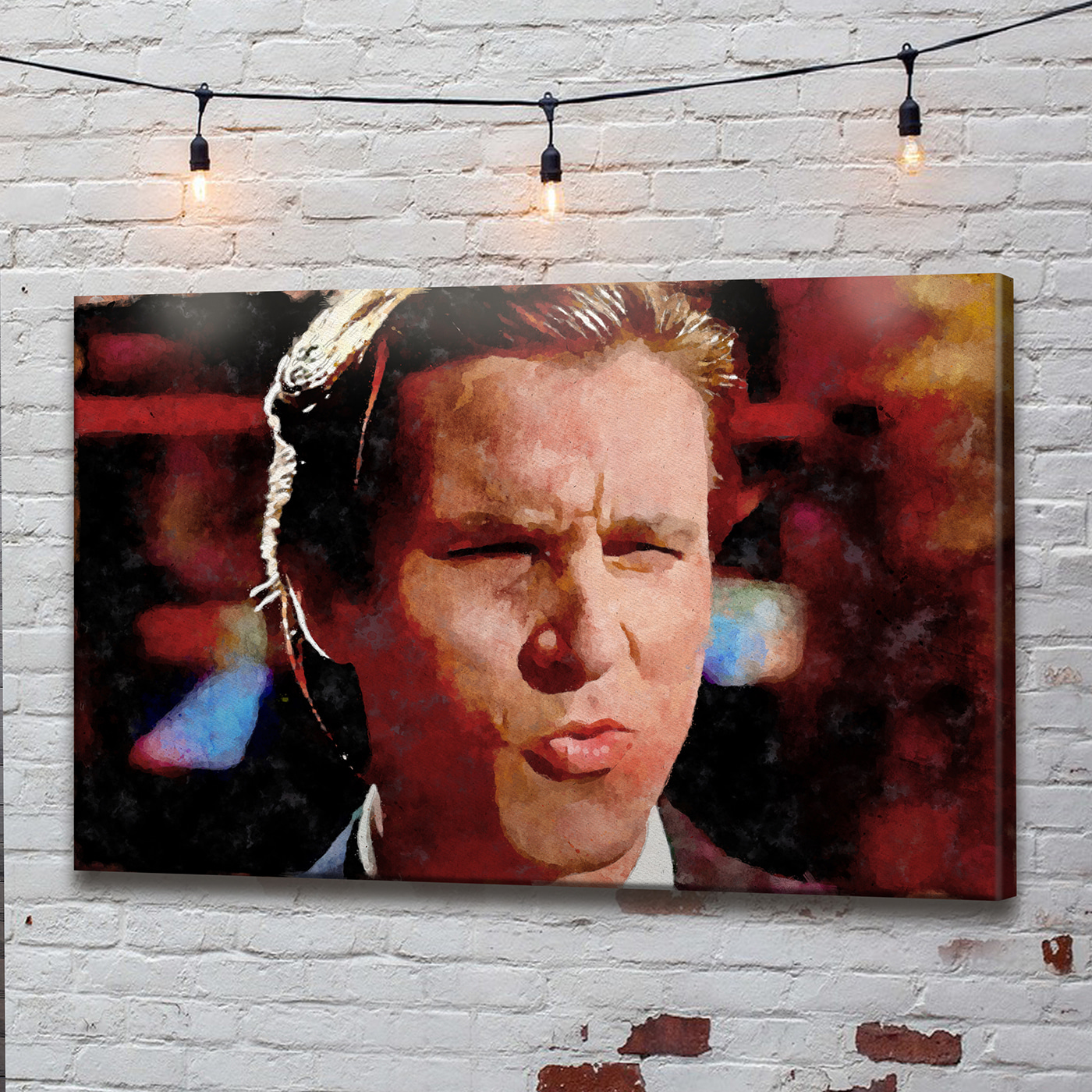 A man making a face A man making a face