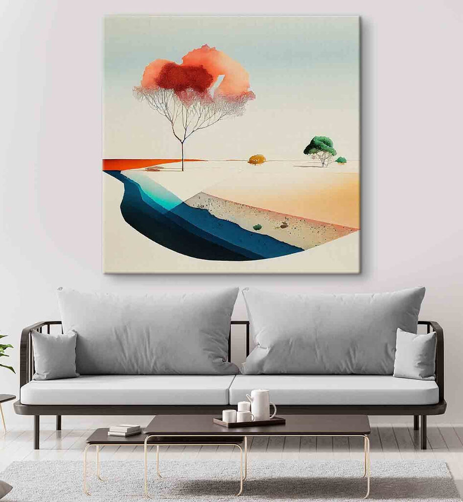 A watercolor painting of a tree A watercolor painting of a tree