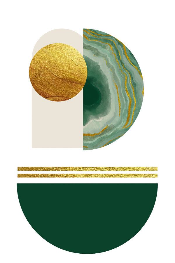 Abstraktná harmónia v smaragdovej farbe a textúrach. Abstraktná harmónia v smaragdovej farbe a textúrach.