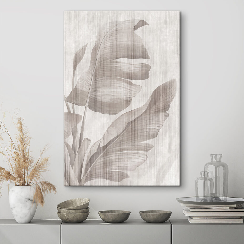 Elegant leaves in soft tones Elegant leaves in soft tones