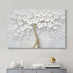 Obraz Strom s bielymi kvetmi a listami