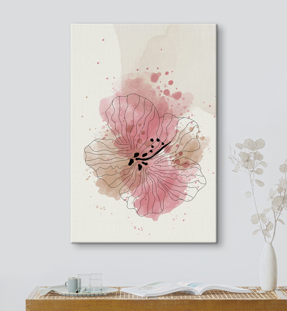 A drawing of a flower A drawing of a flower