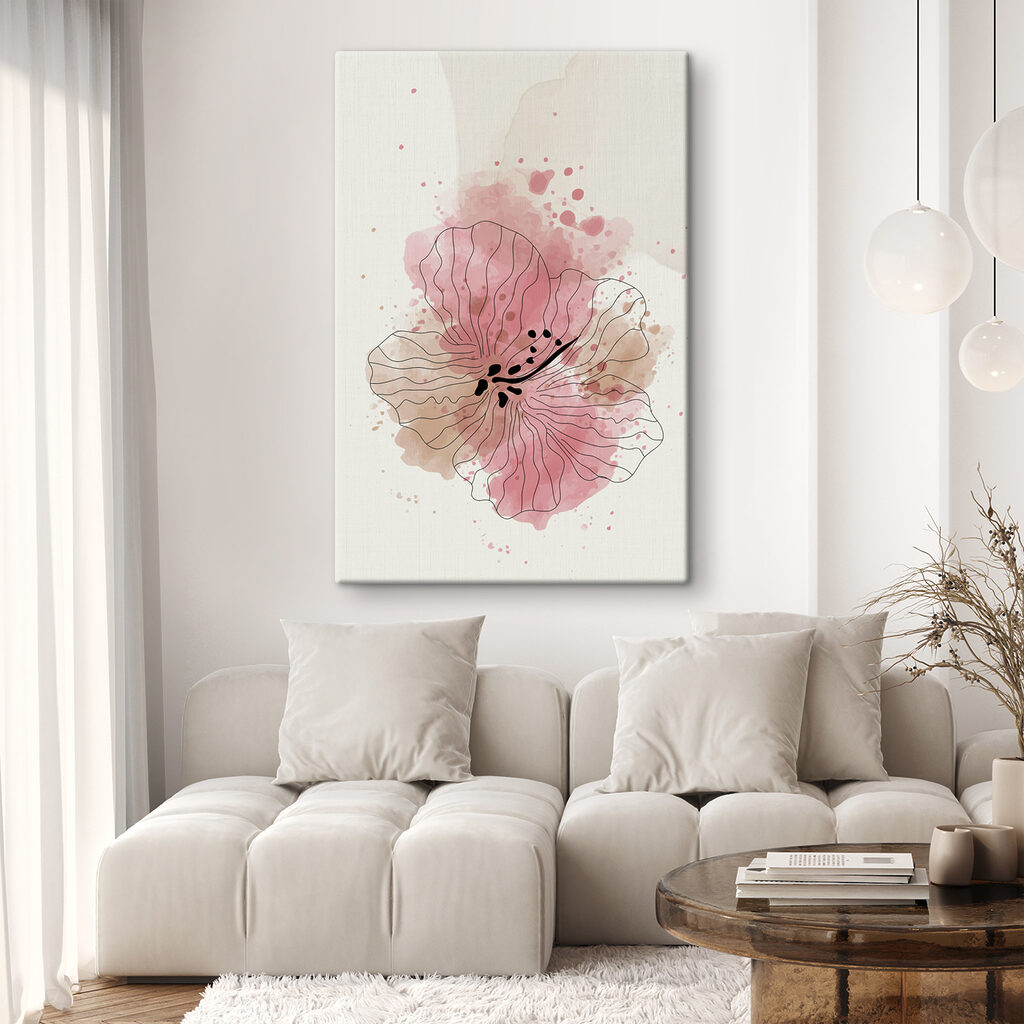 A drawing of a flower A drawing of a flower