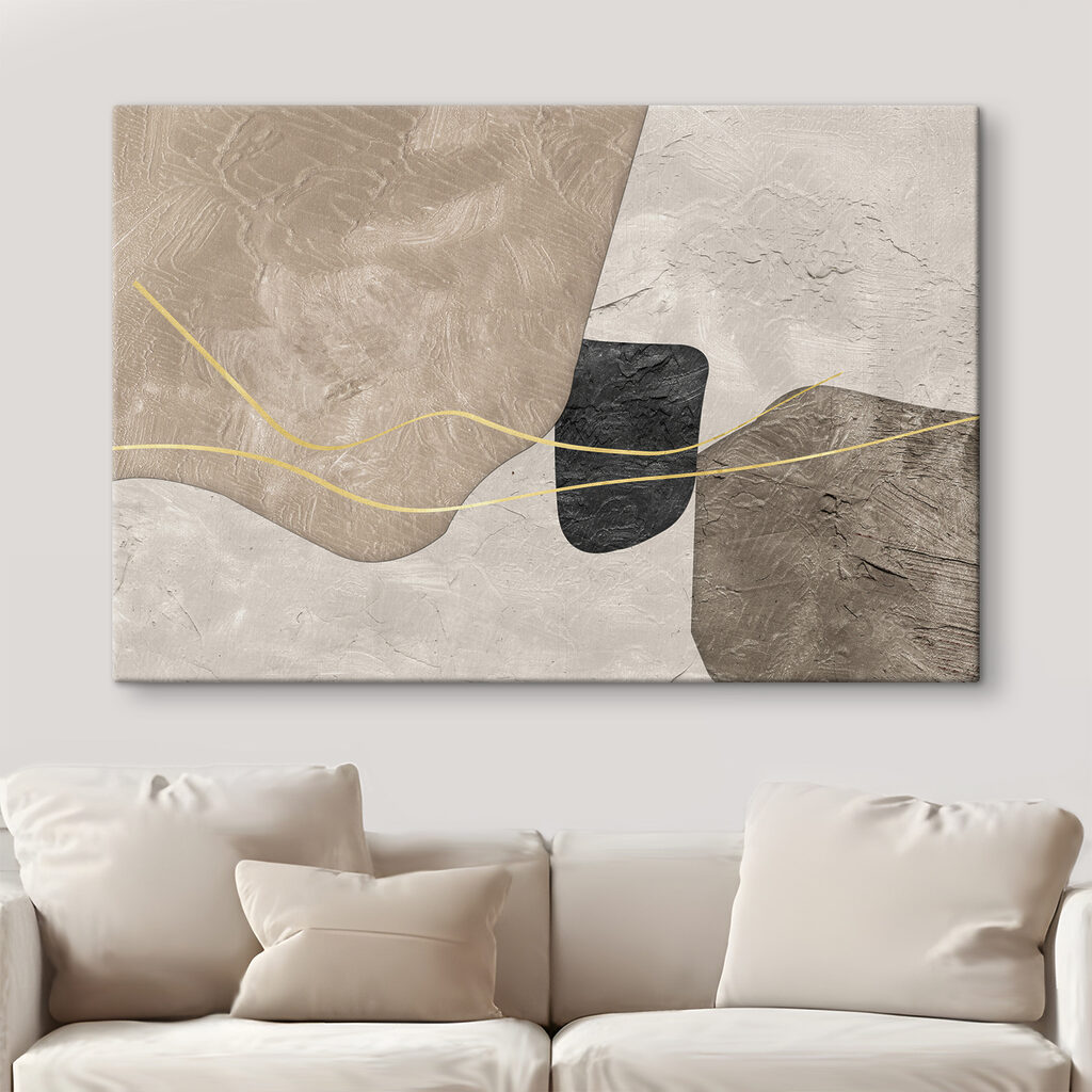 A close up of a wall