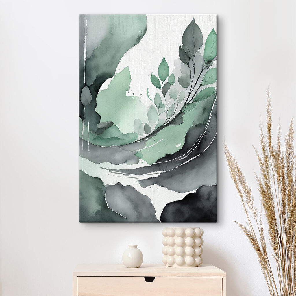 A watercolor painting of a plant A watercolor painting of a plant