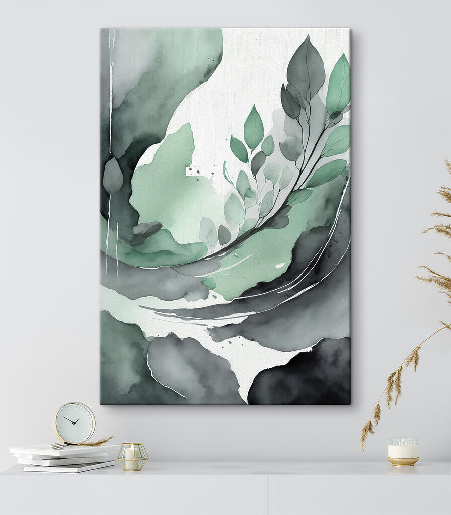 A watercolor painting of a plant A watercolor painting of a plant