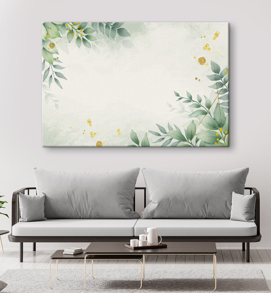 Elegant greenery with subtle hues Elegant greenery with subtle hues