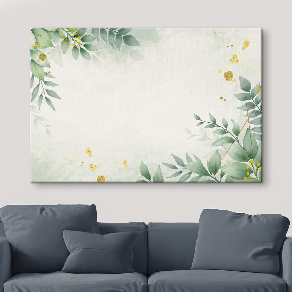 Elegant greenery with subtle hues Elegant greenery with subtle hues