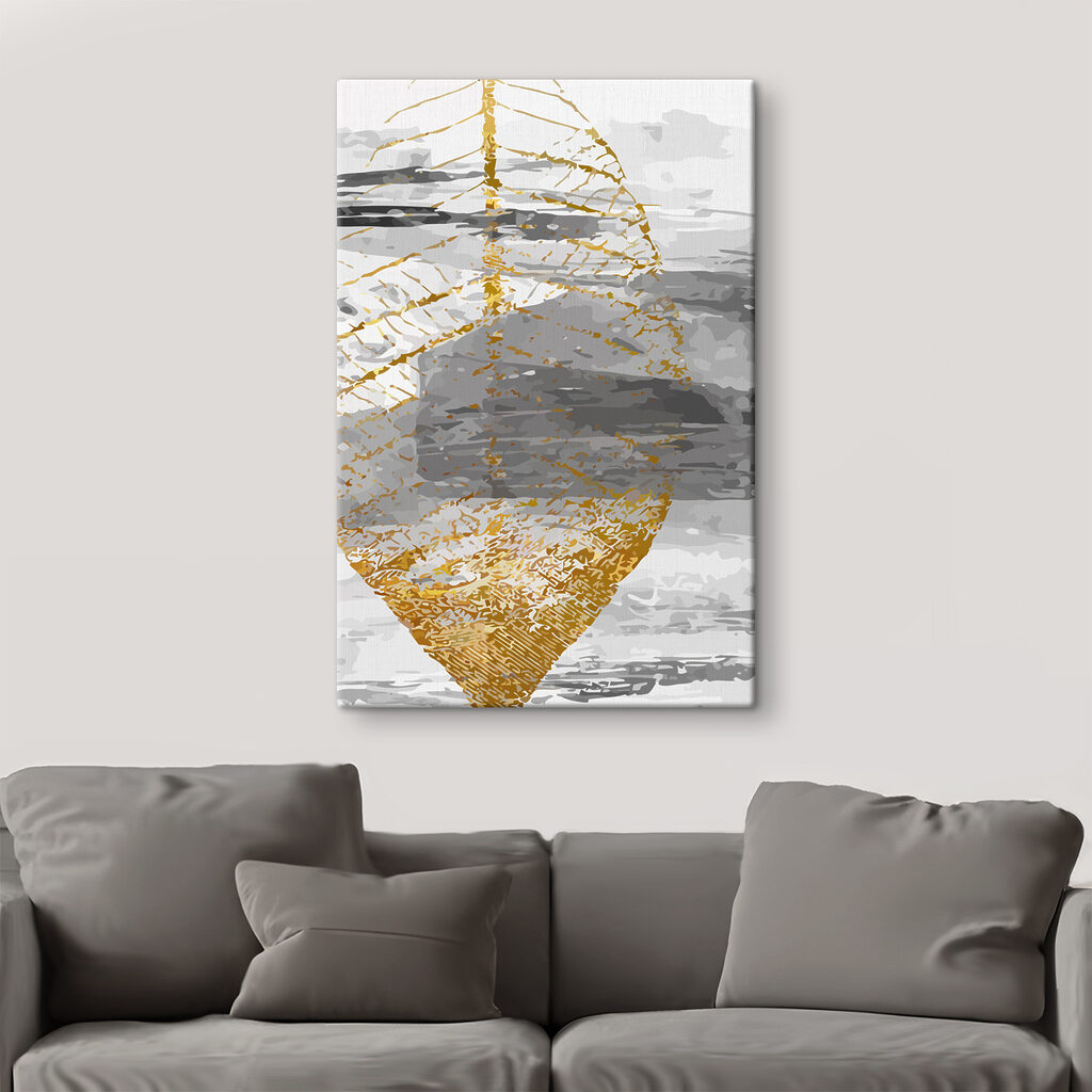 Shimmering swirl in abstract hues