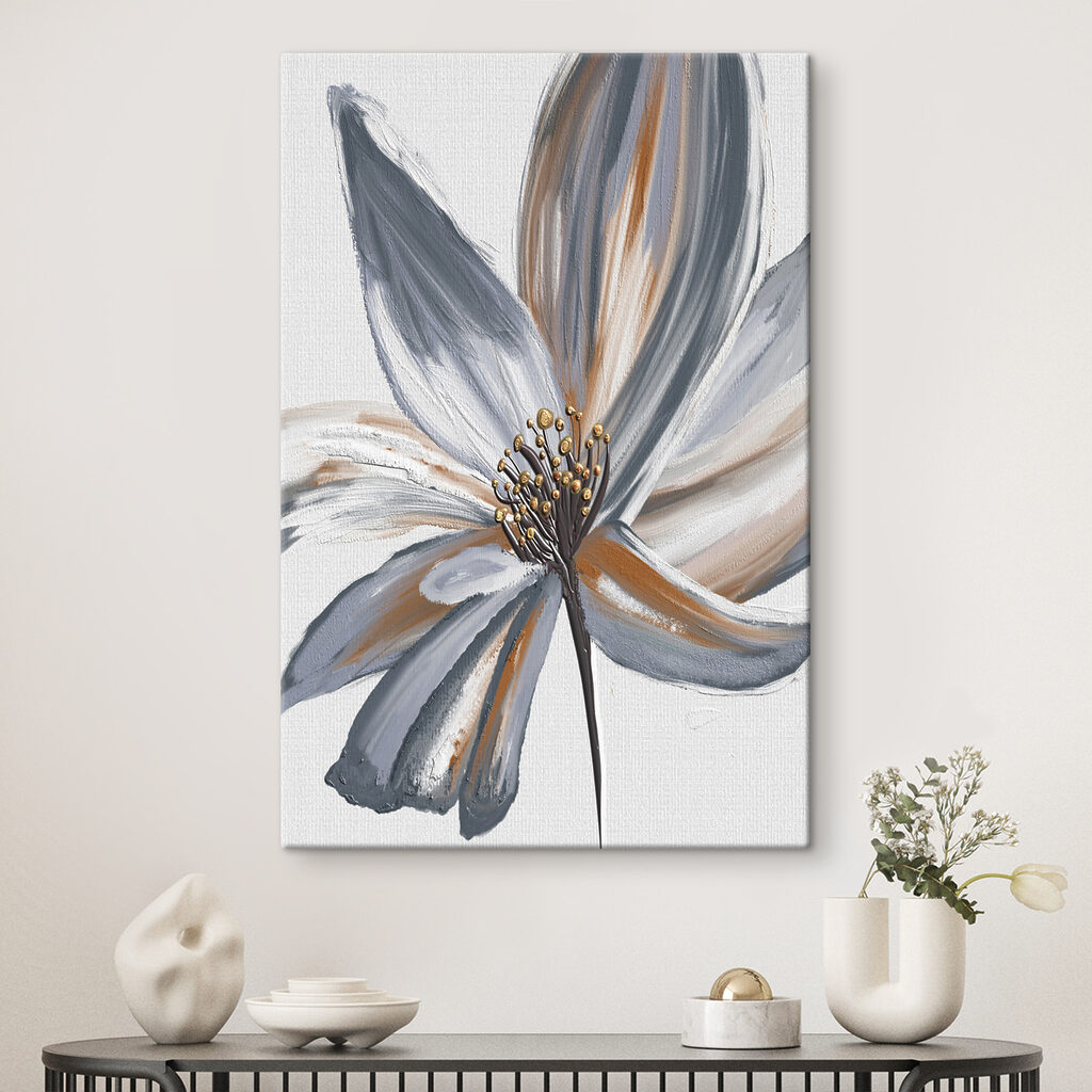 Elegant flower in soft tones