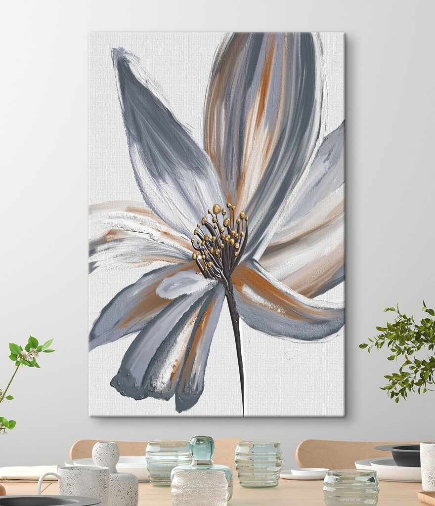 Elegant flower in soft tones