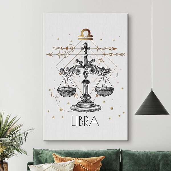 Kresba znamenia zverokruhu váhy Kresba znamenia zverokruhu váhy